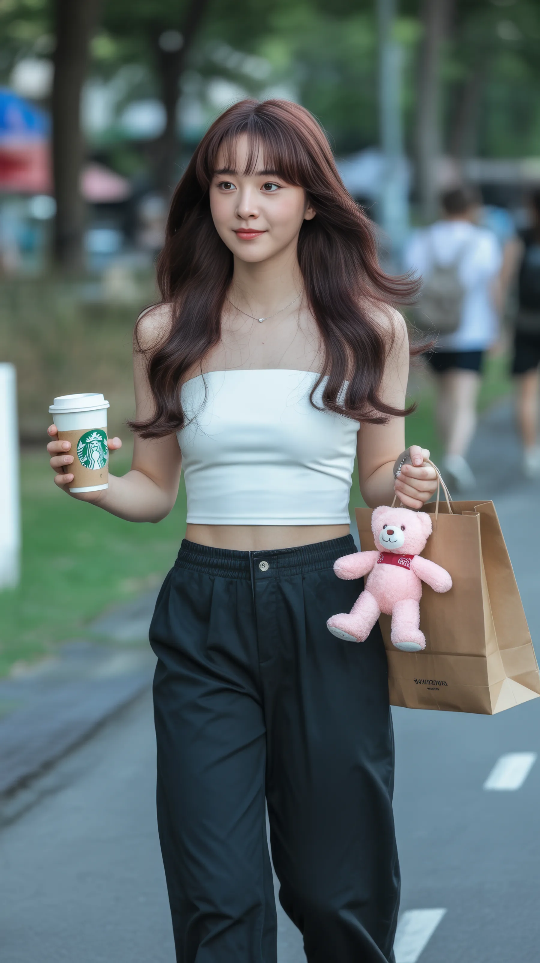 Original outdoor fashion portrait